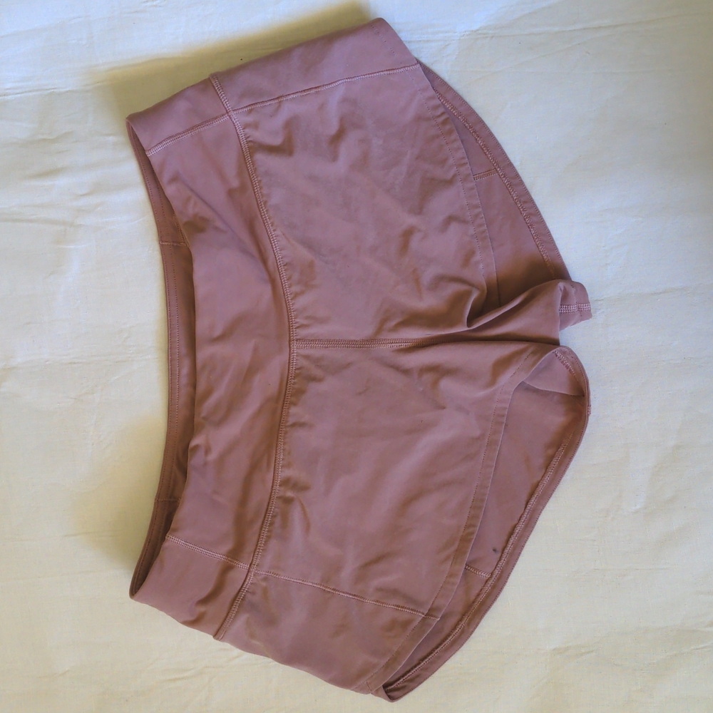Dusty Rose Lululemon Speed Up Short 2.5" Size 4